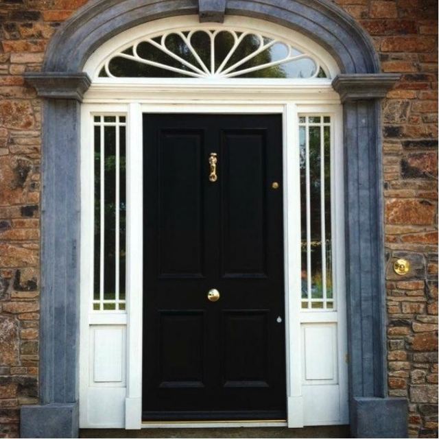 Front door with sidelights — Painted · bespoke design
