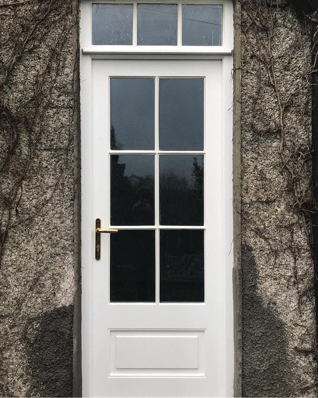 External glazed door — Painted · slimline double glazing
