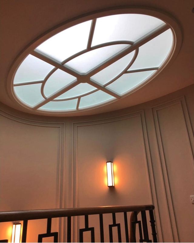 Elliptical window screen — Bespoke commission
